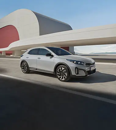 Kia X-Ceed bei Fahrt