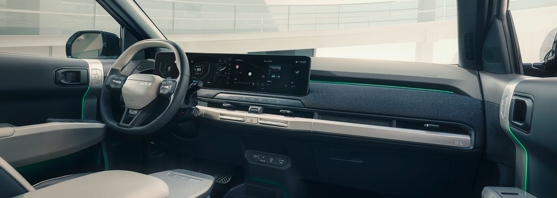 Kia EV3 Innenraum Cockpit
