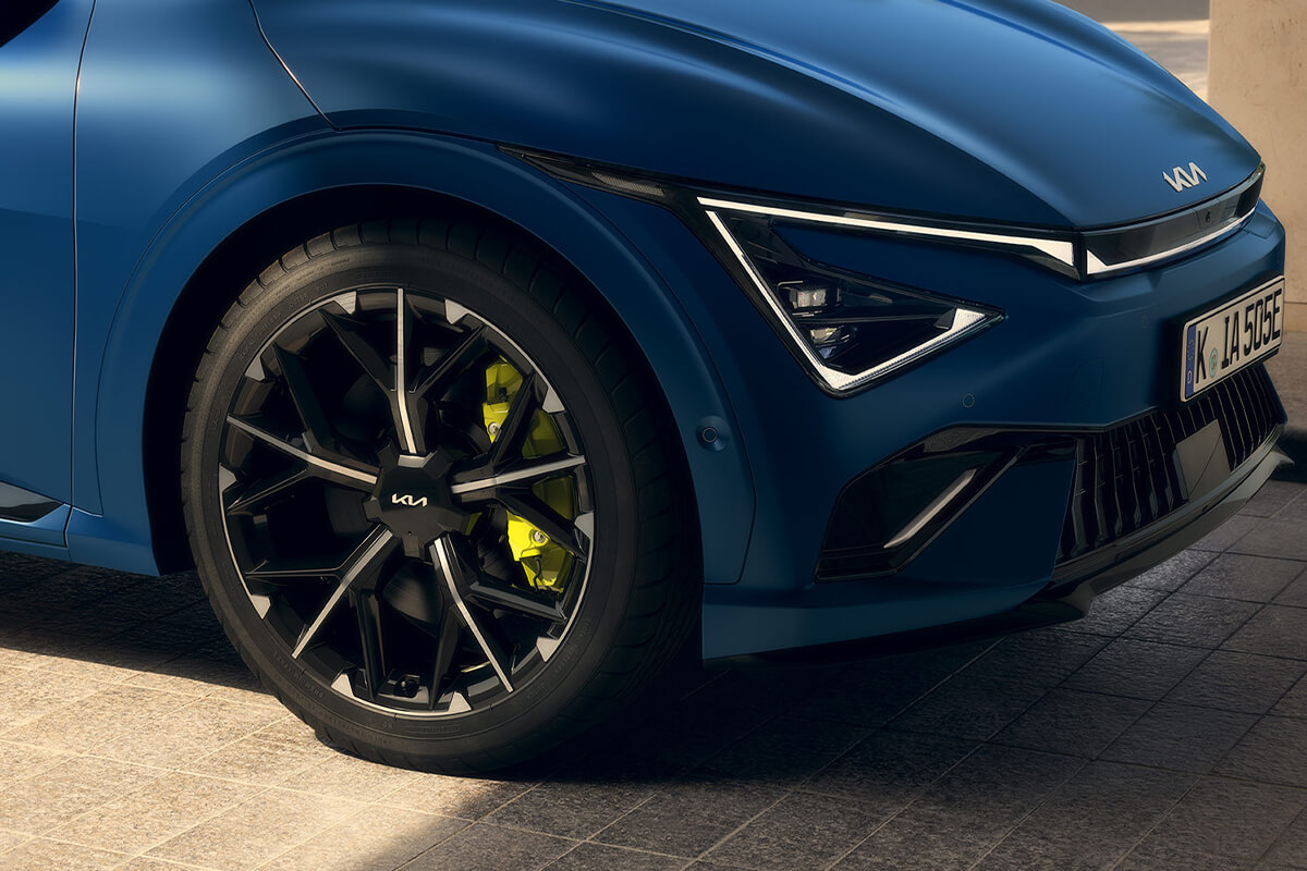 Kia EV6 GT Nahaufnahme Felgen 