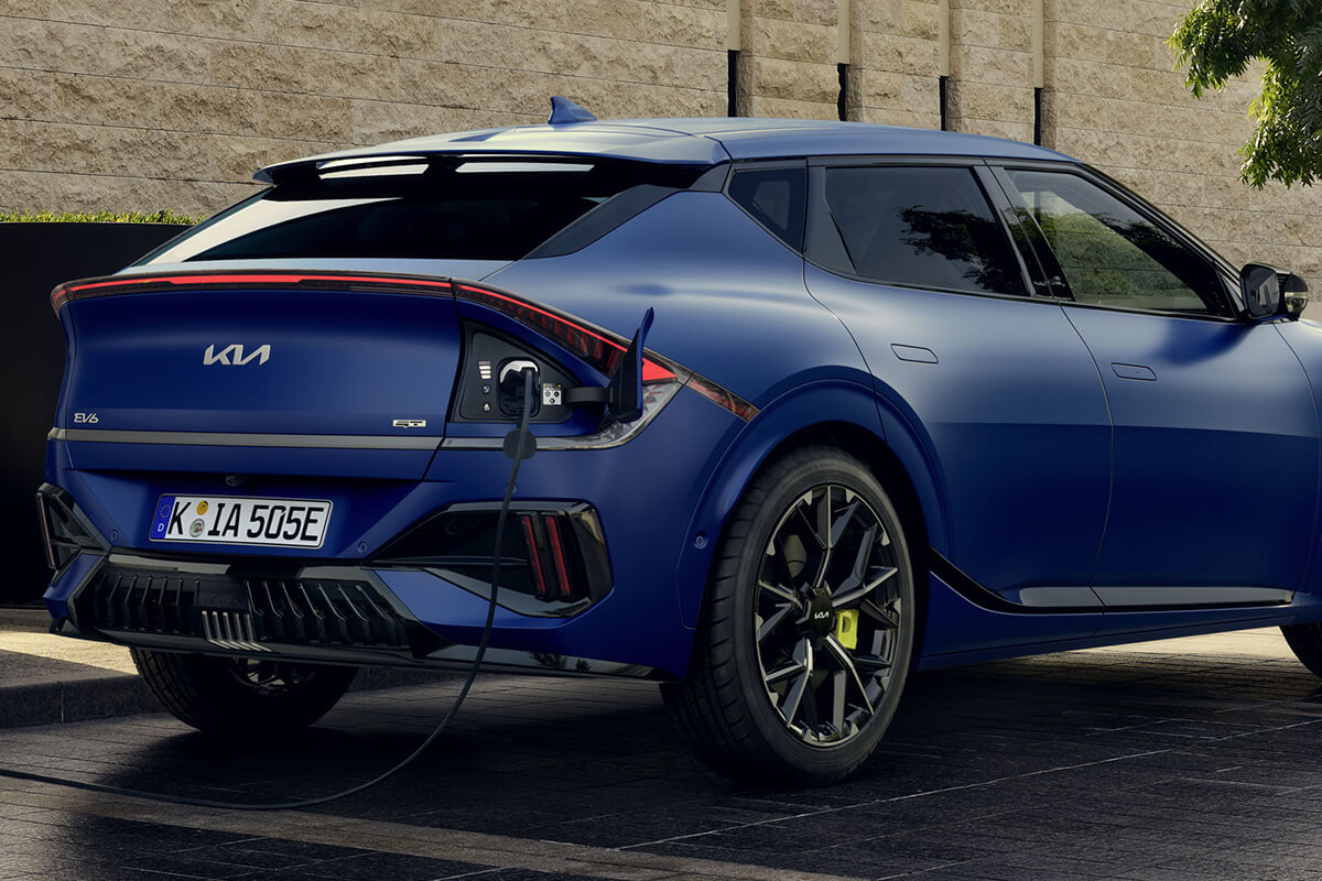 Kia EV6 GT an der Ladesäule
