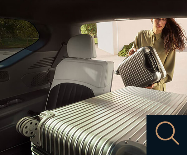 Kia EV9 Kofferraum mit Gepäck