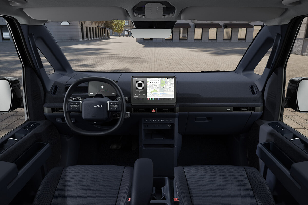 Kia PV5 Cargo Innenraum, Fahrerbereich