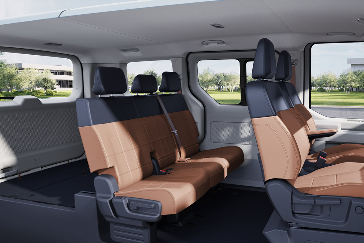 Kia PV5 Passenger Innenraum, Sitzreihe