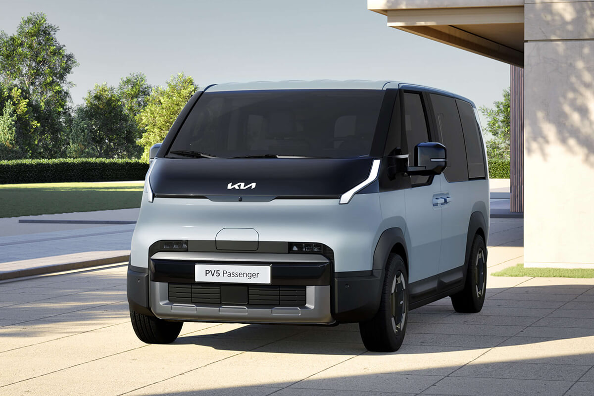 Kia PV5 Passenger, Frontansicht