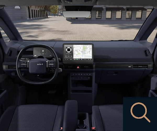 Der Kia PBV Cargo Innenraum Amatur