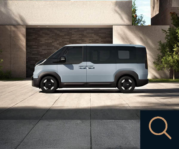 Der Kia PBV Passenger seitliche Ansicht