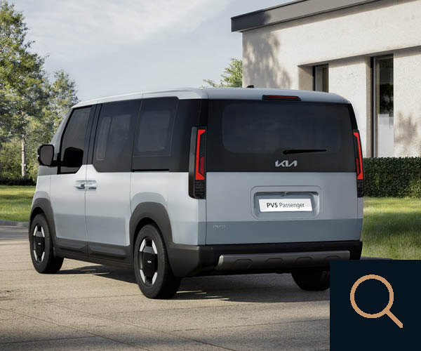 Der Kia PBV Passenger Rückansicht