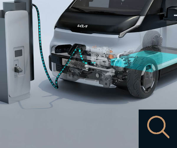 Der Kia PBV Passenger Ladevorgang